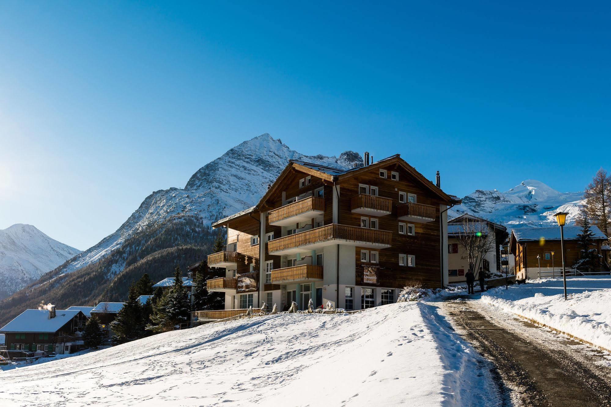 Hotel Alpenperle Саас-Фее Екстериор снимка